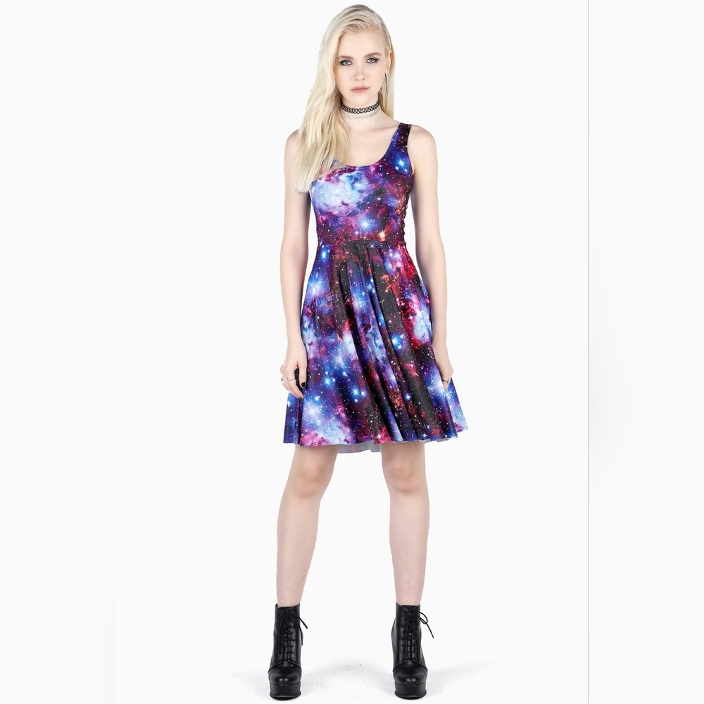 GALAXY AMETHYST SCOOP LONGLINEDRESS
